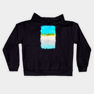 Bahamas Bahamian Flag Beach Great Shark Creek Kids Hoodie